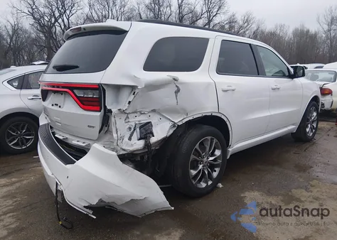 2020 Dodge Durango Gt Plus Awd z USA, uszkodzony, nr VIN 1C4RDJDG1LC432771
